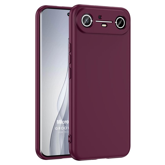 Microsonic TECNO Spark Slim 5G Kılıf Groovy Soft Mor 1