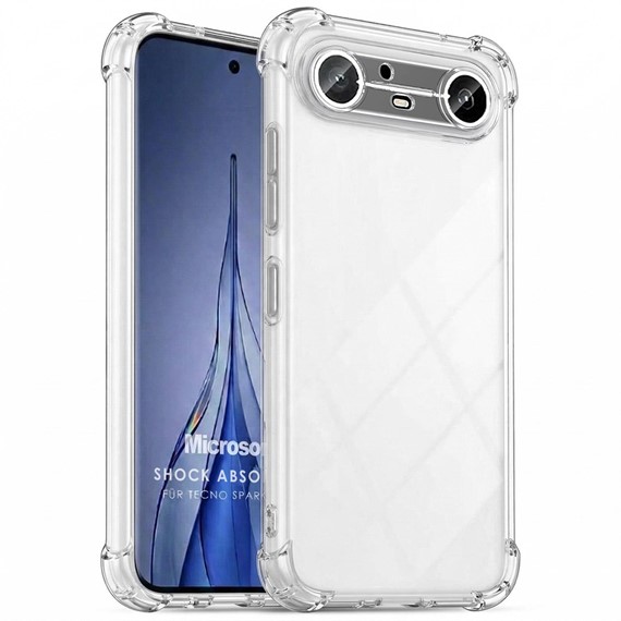 Microsonic TECNO Spark Slim 5G Kılıf Shock Absorbing Şeffaf 1