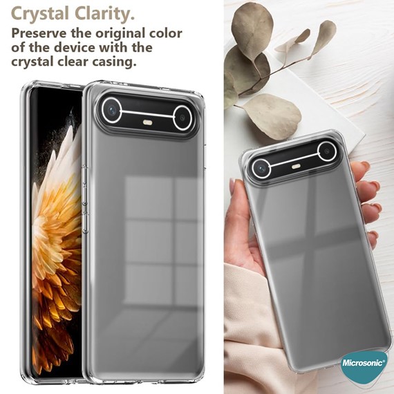Microsonic TECNO Spark Slim 5G Kılıf Transparent Soft Şeffaf 3