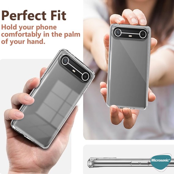 Microsonic TECNO Spark Slim 5G Kılıf Transparent Soft Şeffaf 4