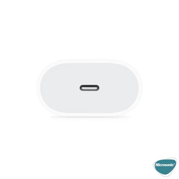 Microsonic Apple iPhone 11 USB-C Güç Adaptörü Type-C Priz Şarj Cihazı Adaptörü 4