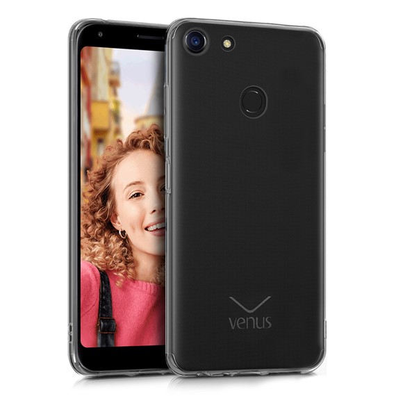 Microsonic Vestel Venüs E4 Kılıf Transparent Soft Beyaz 1