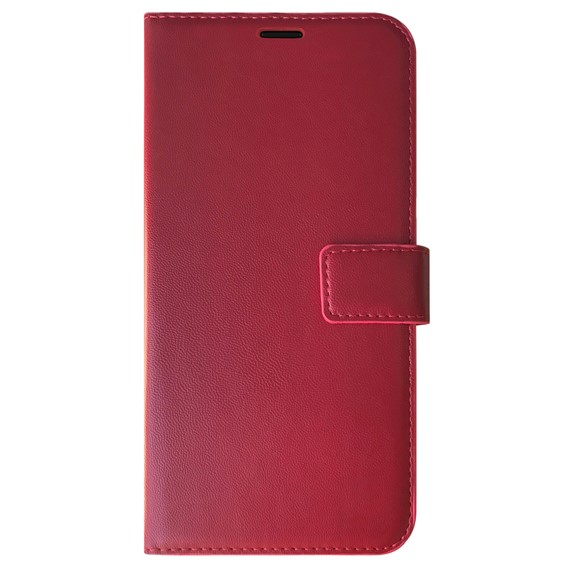 Microsonic Vestel Venüs E5 Kılıf Delux Leather Wallet Kırmızı 2