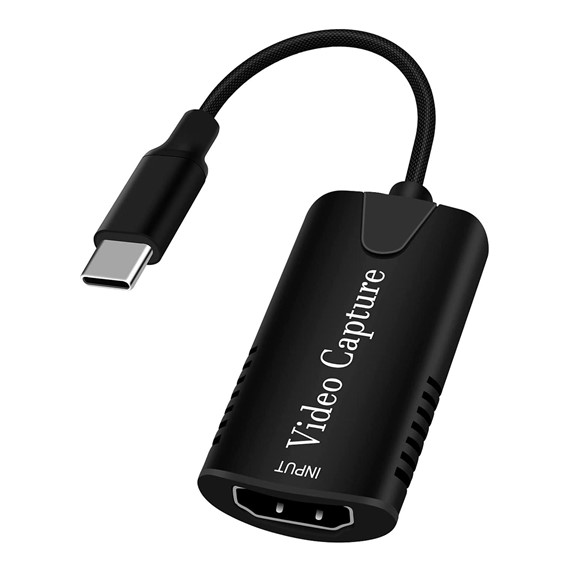 Microsonic Video Capture Kablo Type-C Hdmi Adaptör Çevirici Siyah 1