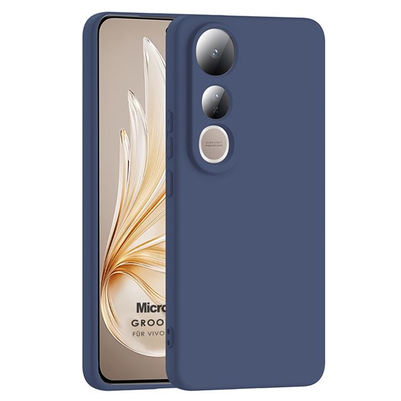 Microsonic Vivo V50 Lite 5G Kılıf Groovy Soft Lacivert 1