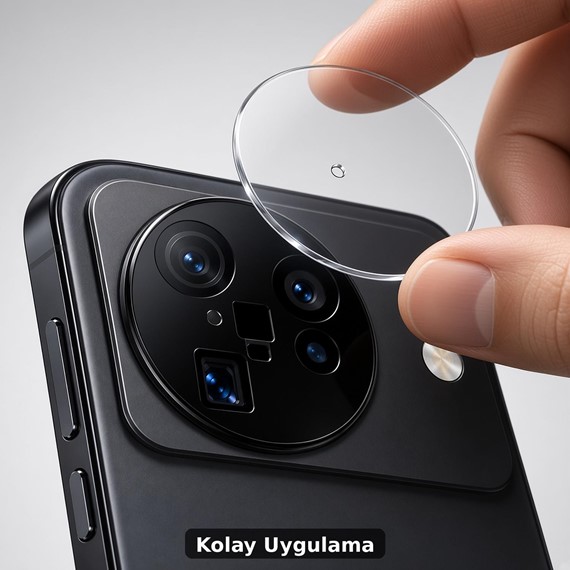 Microsonic Vivo X500 Kamera Lens Koruma Camı Şeffaf 3