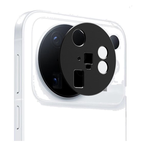 Microsonic Vivo X500 Kamera Lens Koruma Camı Siyah 1