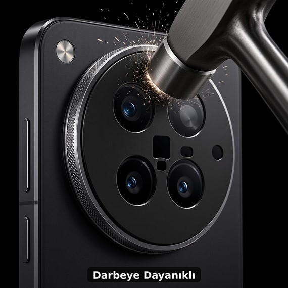 Microsonic Vivo X500 Pro Kamera Lens Koruma Camı Siyah 3