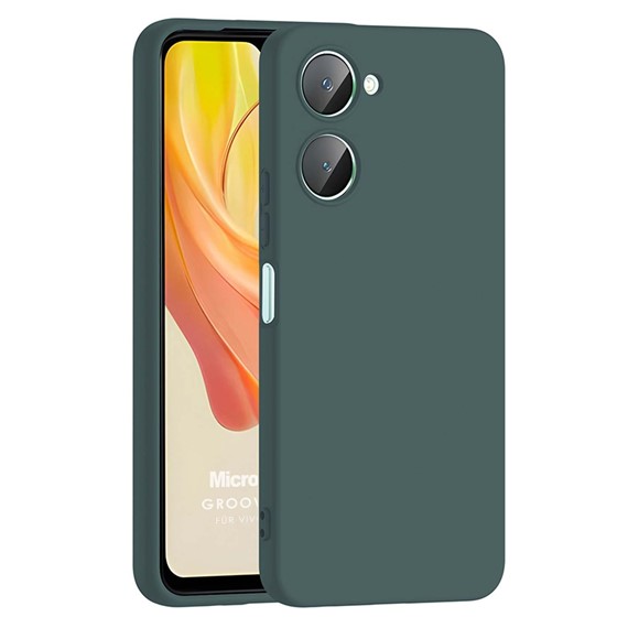 Microsonic Vivo Y18 Kılıf Groovy Soft Koyu Yeşil 1
