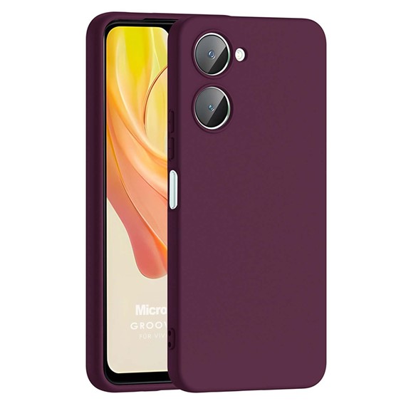 Microsonic Vivo Y18 Kılıf Groovy Soft Mor 1