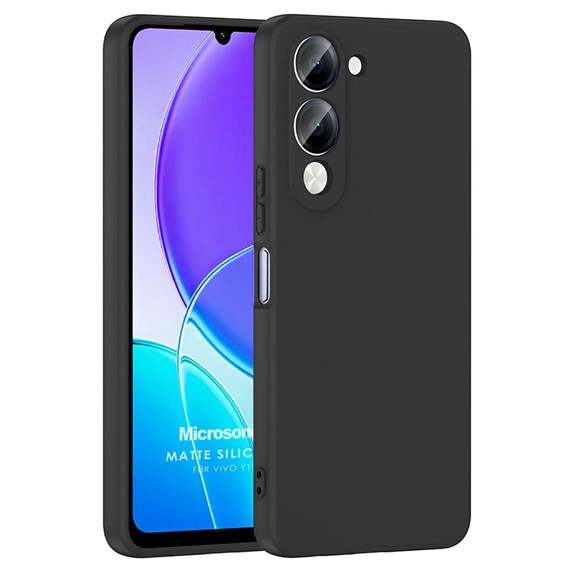 Microsonic Vivo Y19 Kılıf Groovy Soft Siyah 1