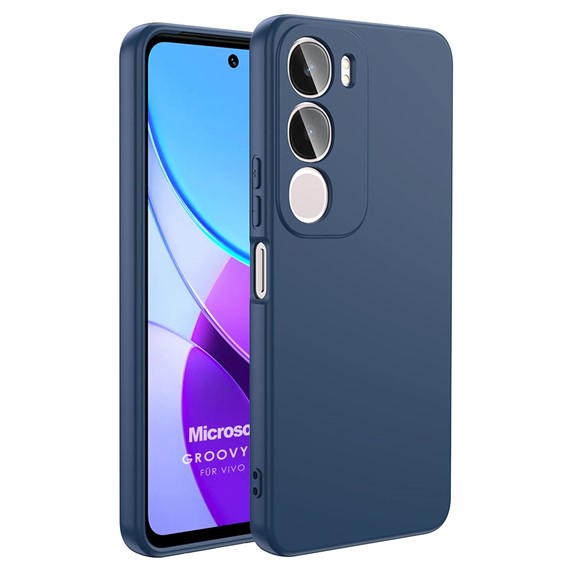 Microsonic Vivo Y19s Kılıf Groovy Soft Lacivert 1