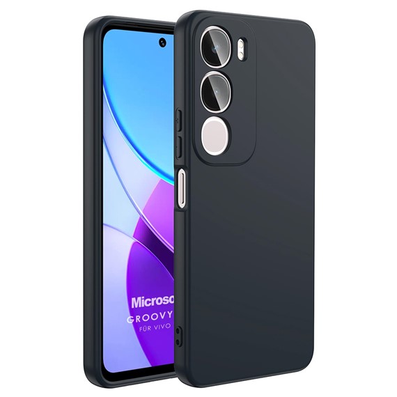 Microsonic Vivo Y19s Kılıf Groovy Soft Siyah 1