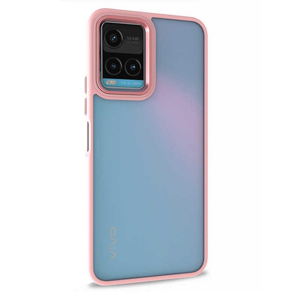 Microsonic Vivo Y21s Kılıf Bright Planet Rose Gold 2