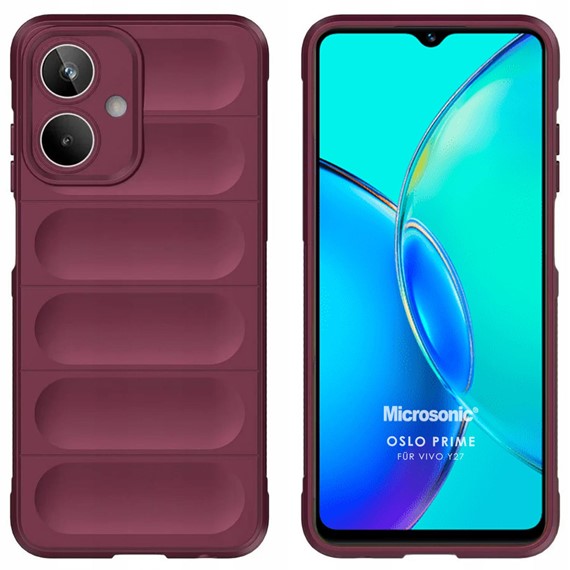 Microsonic Vivo Y27 Kılıf Oslo Prime Bordo 1