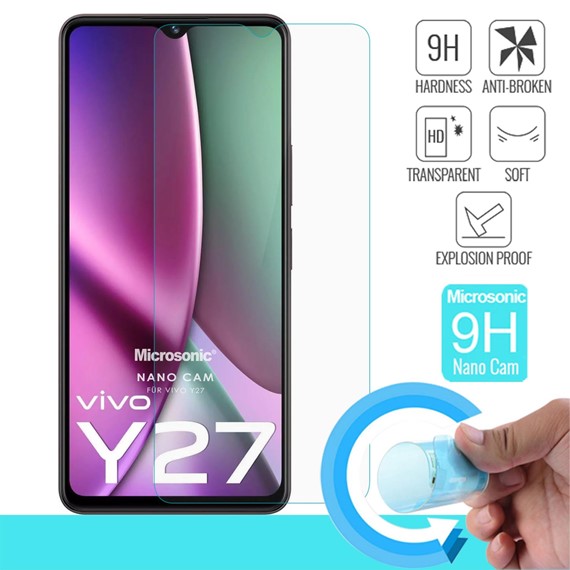 Microsonic Vivo Y27 Nano Glass Cam Ekran Koruyucu 2