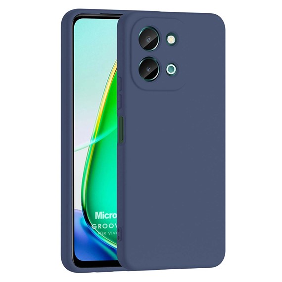 Microsonic Vivo Y28 4G Kılıf Groovy Soft Lacivert 1