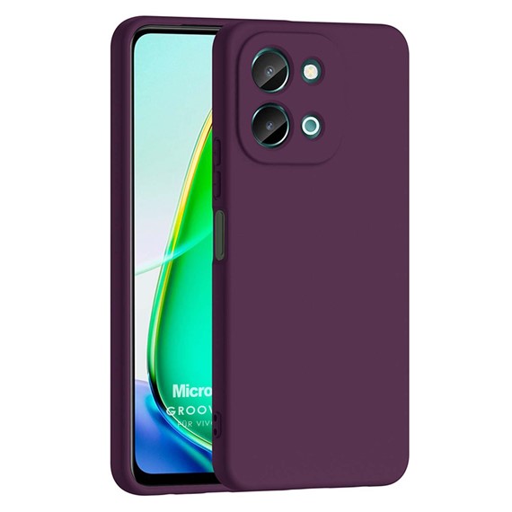 Microsonic Vivo Y28 4G Kılıf Groovy Soft Mor 1