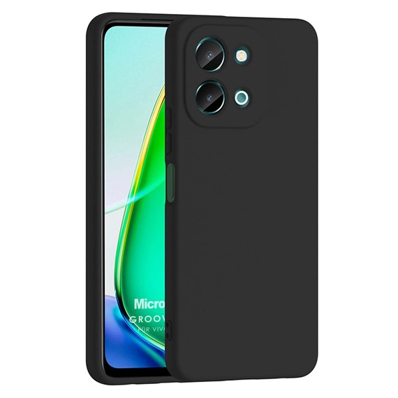 Microsonic Vivo Y28 4G Kılıf Groovy Soft Siyah 1