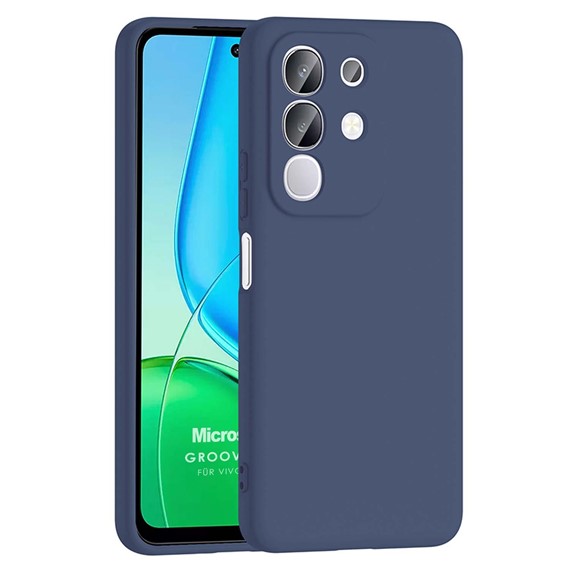 Microsonic Vivo Y29 4G Kılıf Groovy Soft Lacivert 1