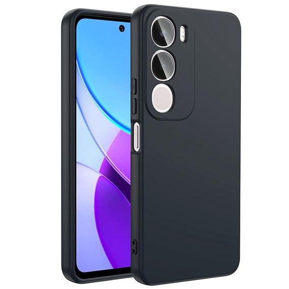 Microsonic Vivo Y31 5G Kılıf Groovy Soft Siyah 1