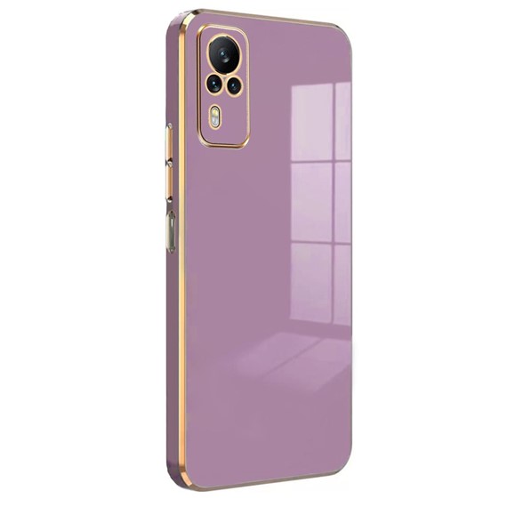 Microsonic Vivo Y51A Kılıf Olive Plated Lila 1