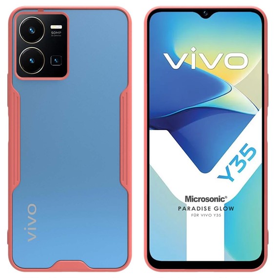 Microsonic Vivo Y22S Kılıf Paradise Glow Pembe 1