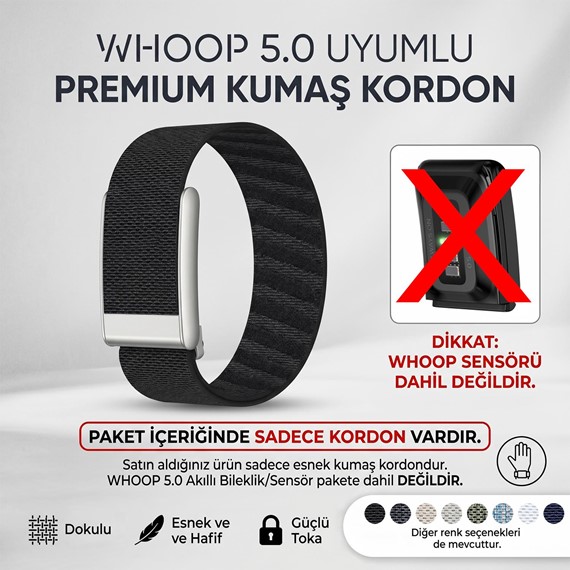 Microsonic WHOOP 5 0 Hasırlı Kordon Woven Sport Loop Yeşil 3