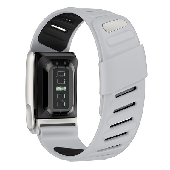 Microsonic WHOOP 5 0 Kordon Silicone Sport Band Açık Gri 2