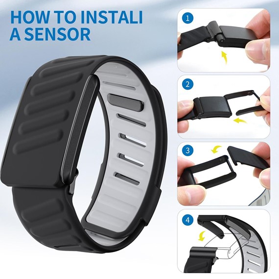 Microsonic WHOOP 5 0 Kordon Silicone Sport Band Bej 4