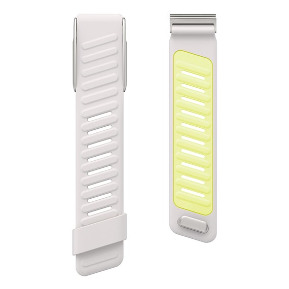 Microsonic WHOOP 5 0 Kordon Silicone Sport Band Beyaz Sarı 3