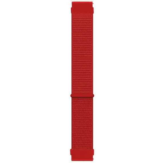 Microsonic Samsung Galaxy Watch Active 2 40mm Hasırlı Kordon Woven Sport Loop Kırmızı 1