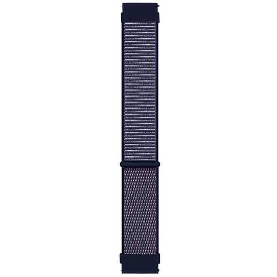 Microsonic Samsung Galaxy Watch 4 Classic 42mm Hasırlı Kordon Woven Sport Loop Mor 1