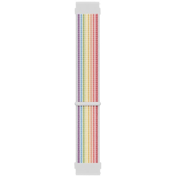 Microsonic Garmin Vivoactive 5 Hasırlı Kordon Woven Sport Loop Pride Edition 1