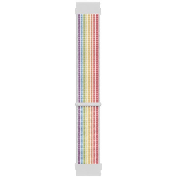 Microsonic Amazfit Bip 3 Hasırlı Kordon Woven Sport Loop Pride Edition 1