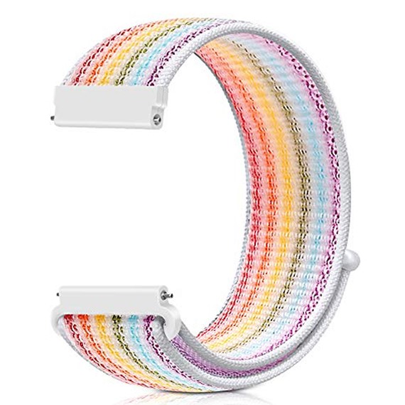 Microsonic Garmin Vivoactive 5 Hasırlı Kordon Woven Sport Loop Pride Edition 2