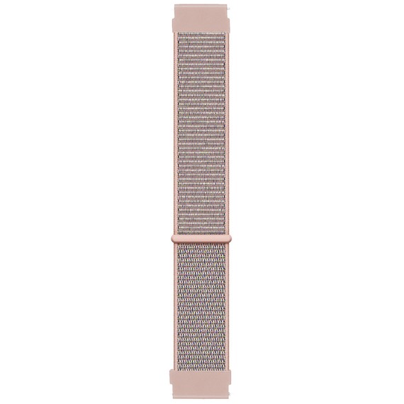 Microsonic Amazfit Bip 3 Pro Hasırlı Kordon Woven Sport Loop Rose Gold 1