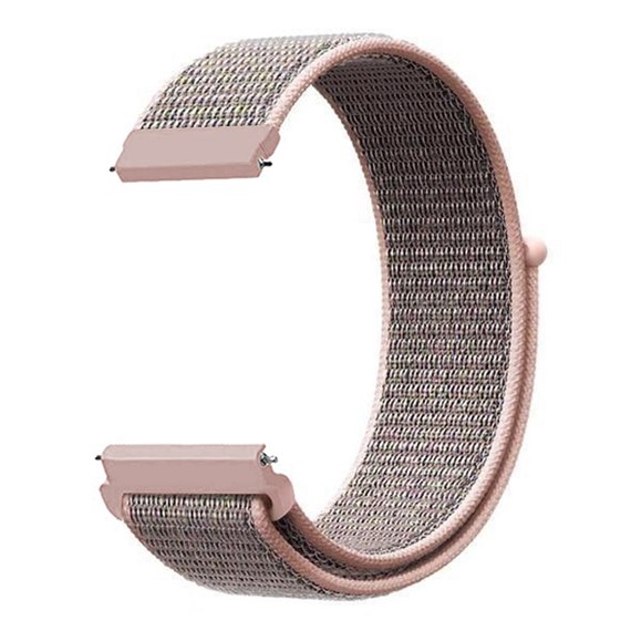 Microsonic Amazfit GTS 2 42mm Hasırlı Kordon Woven Sport Loop Rose Gold 2