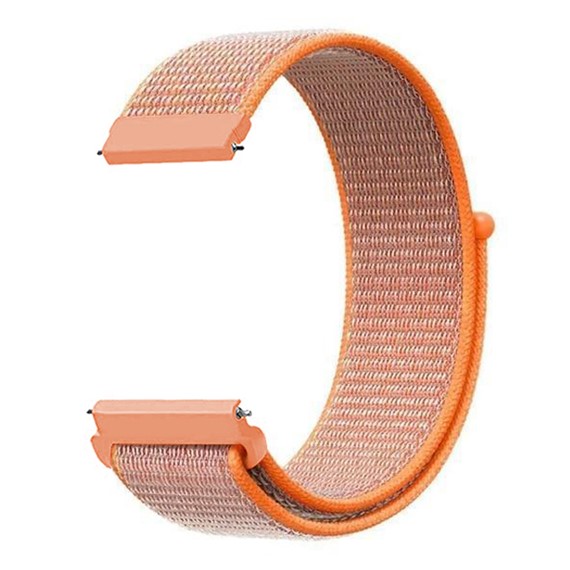 Microsonic Haylou Solar LS02 Hasırlı Kordon Woven Sport Loop Turuncu 2