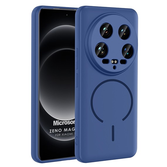 Microsonic Xiaomi 14 Ultra Kılıf Zeno MagSafe Lacivert 1