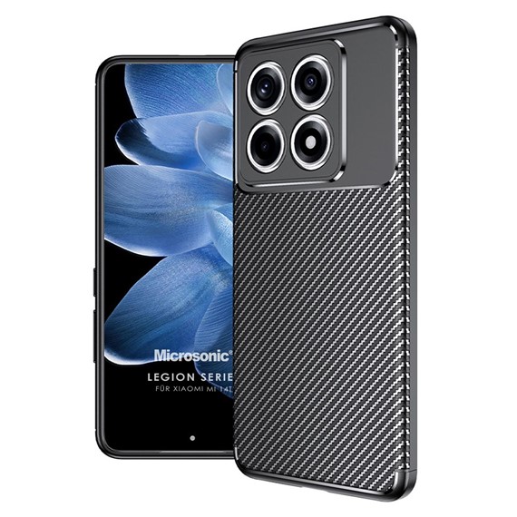 Microsonic Xiaomi 14T Pro Kılıf Legion Series Siyah 1