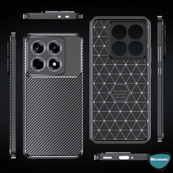 Microsonic Xiaomi 14T Pro Kılıf Legion Series Siyah 4
