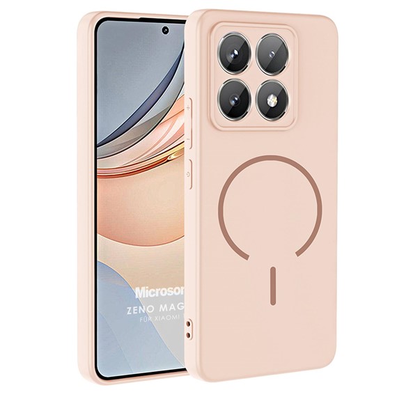 Microsonic Xiaomi 14T Pro Kılıf Zeno MagSafe Rose Gold 1