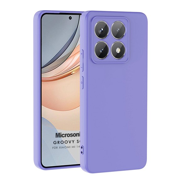 Microsonic Xiaomi 14T Pro Kılıf Groovy Soft Lila 1