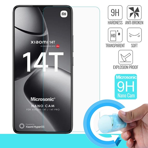 Microsonic Xiaomi 14T Nano Glass Cam Ekran Koruyucu 2