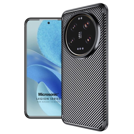 Microsonic Xiaomi 15 Ultra Kılıf Legion Series Siyah 1