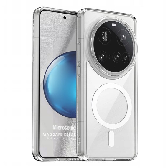 Microsonic Xiaomi 15 Ultra Kılıf MagSafe Clear Sararmaz Şeffaf 1