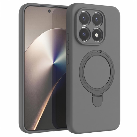 Microsonic Xiaomi 15T Kılıf Aura Stant MagSafe Gri 1