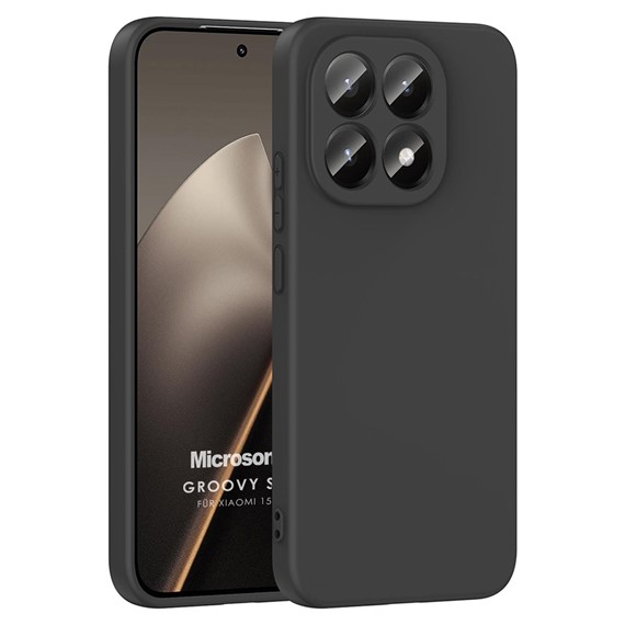 Microsonic Xiaomi 15T Kılıf Groovy Soft Siyah 1