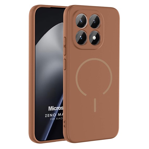 Microsonic Xiaomi 15T Kılıf Zeno MagSafe Kahverengi 1